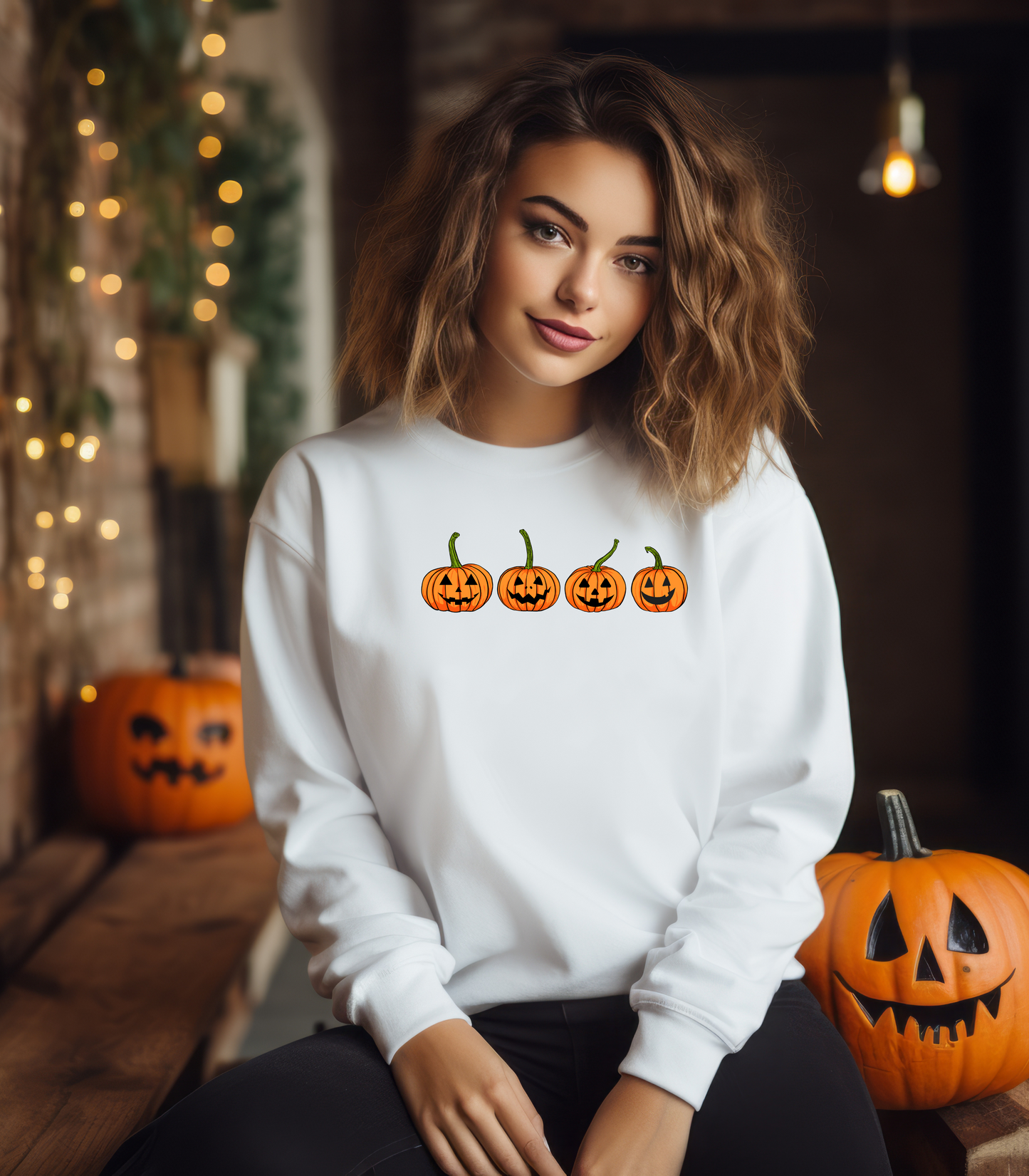 Pumpkin Face Sweatshirt