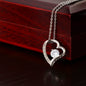 To My Beautiful Granddaughter - Forever Love Necklace