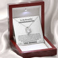 To My Beautiful Granddaughter - Forever Love Necklace