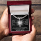 TO MY PRECIOUS SON | LOVE MOM | CROSS NECKLACE