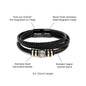 To My Stepdad | Men's "Love You Forever" Bracelet