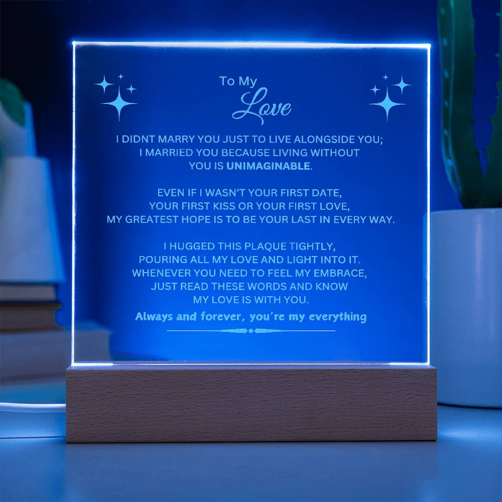 Eternal Love Plaque