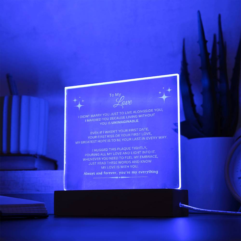 Eternal Love Plaque