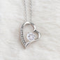 To My Beautiful Granddaughter - Forever Love Necklace