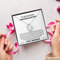 To My Beautiful Granddaughter - Forever Love Necklace