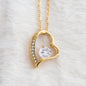 To My Beautiful Granddaughter - Forever Love Necklace