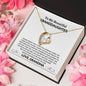 To My Beautiful Granddaughter - Forever Love Necklace
