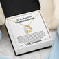 To My Beautiful Granddaughter - Forever Love Necklace