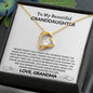 To My Beautiful Granddaughter - Forever Love Necklace