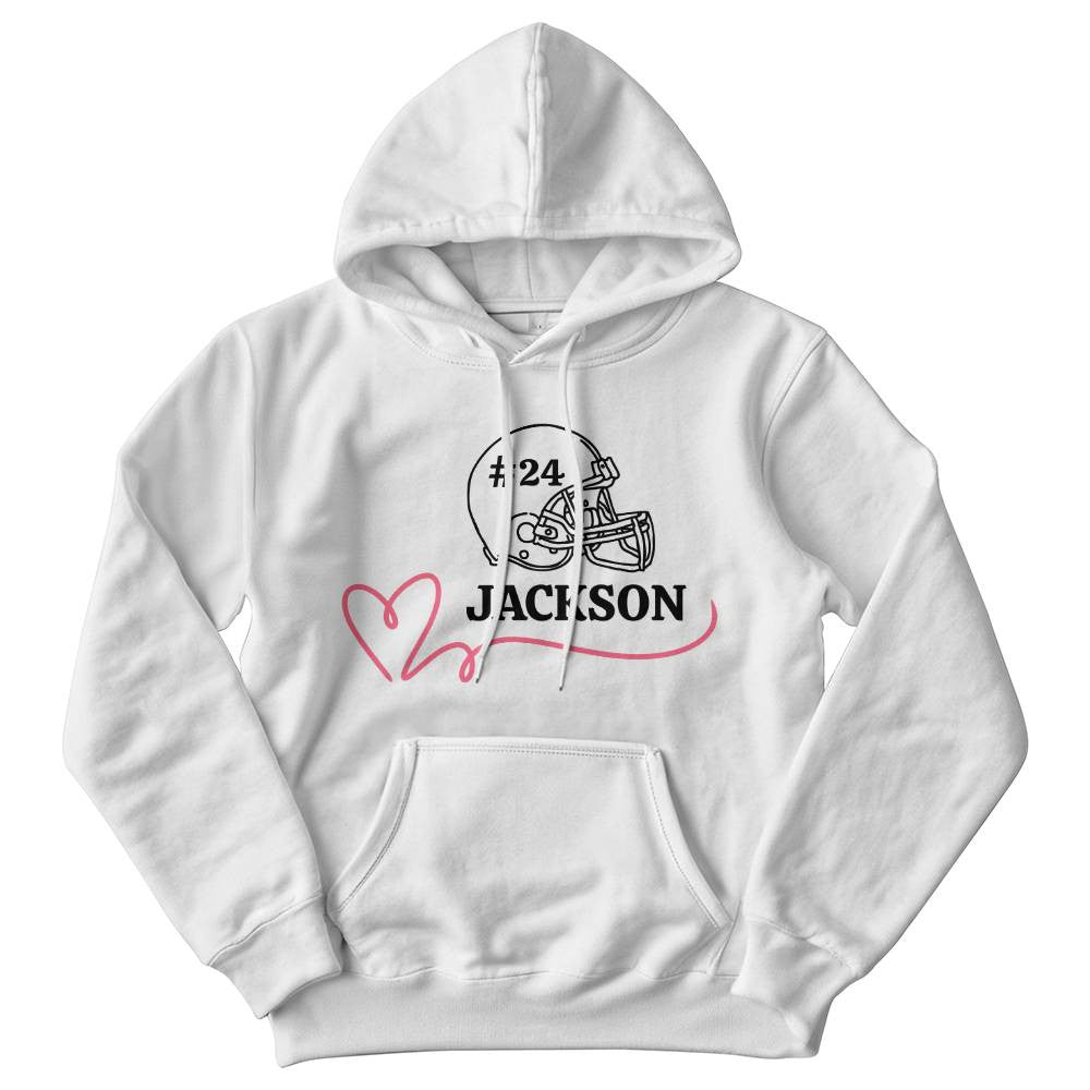 Customizable Sport Mom Hooded Sweatshirt