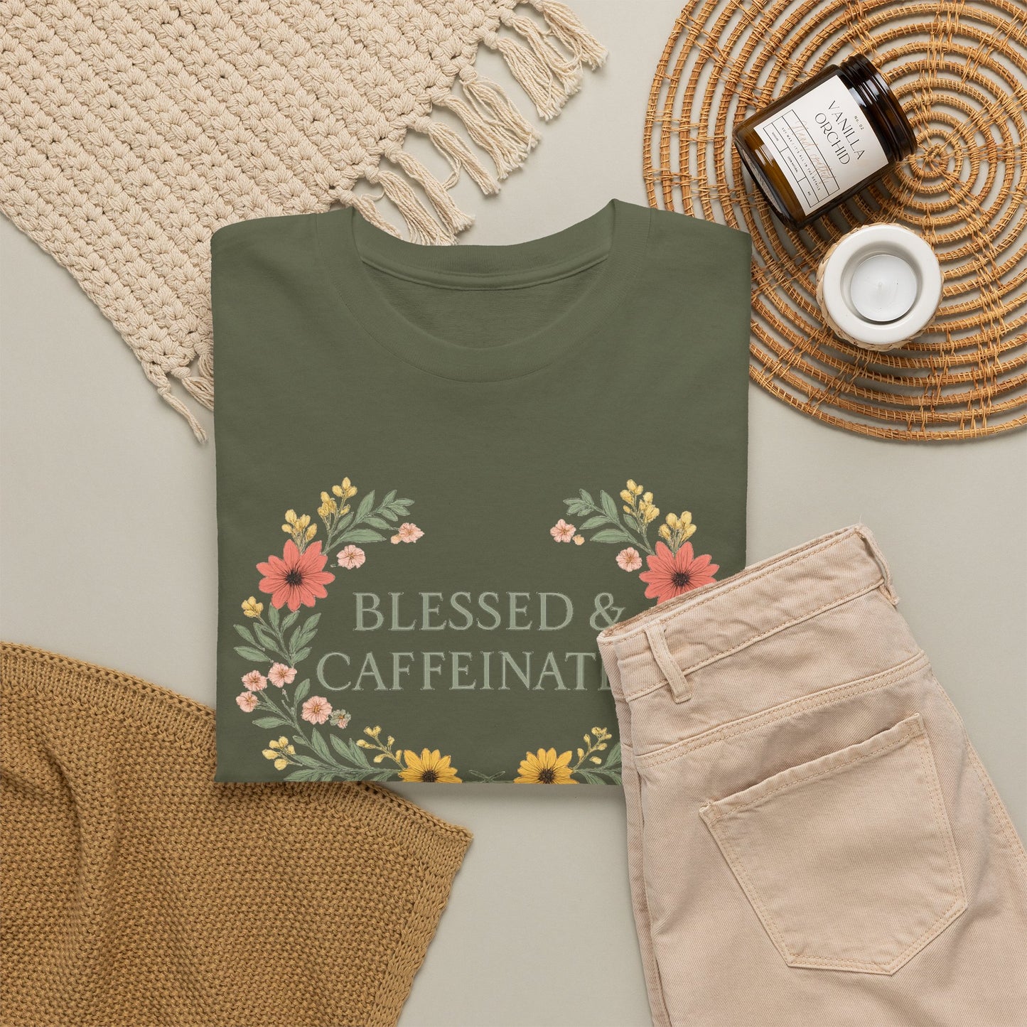 Blessed & Caffeinated Tee