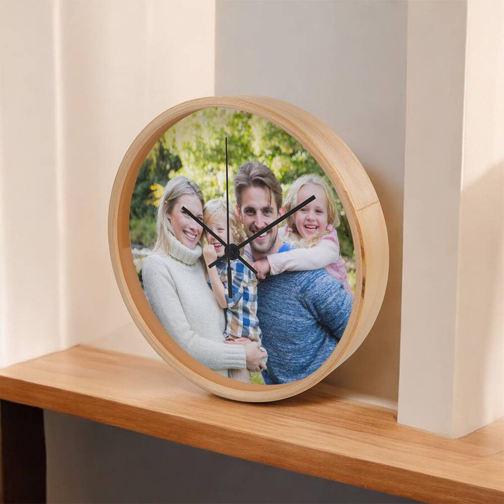 Personalized Wooden Frame 10" Clock