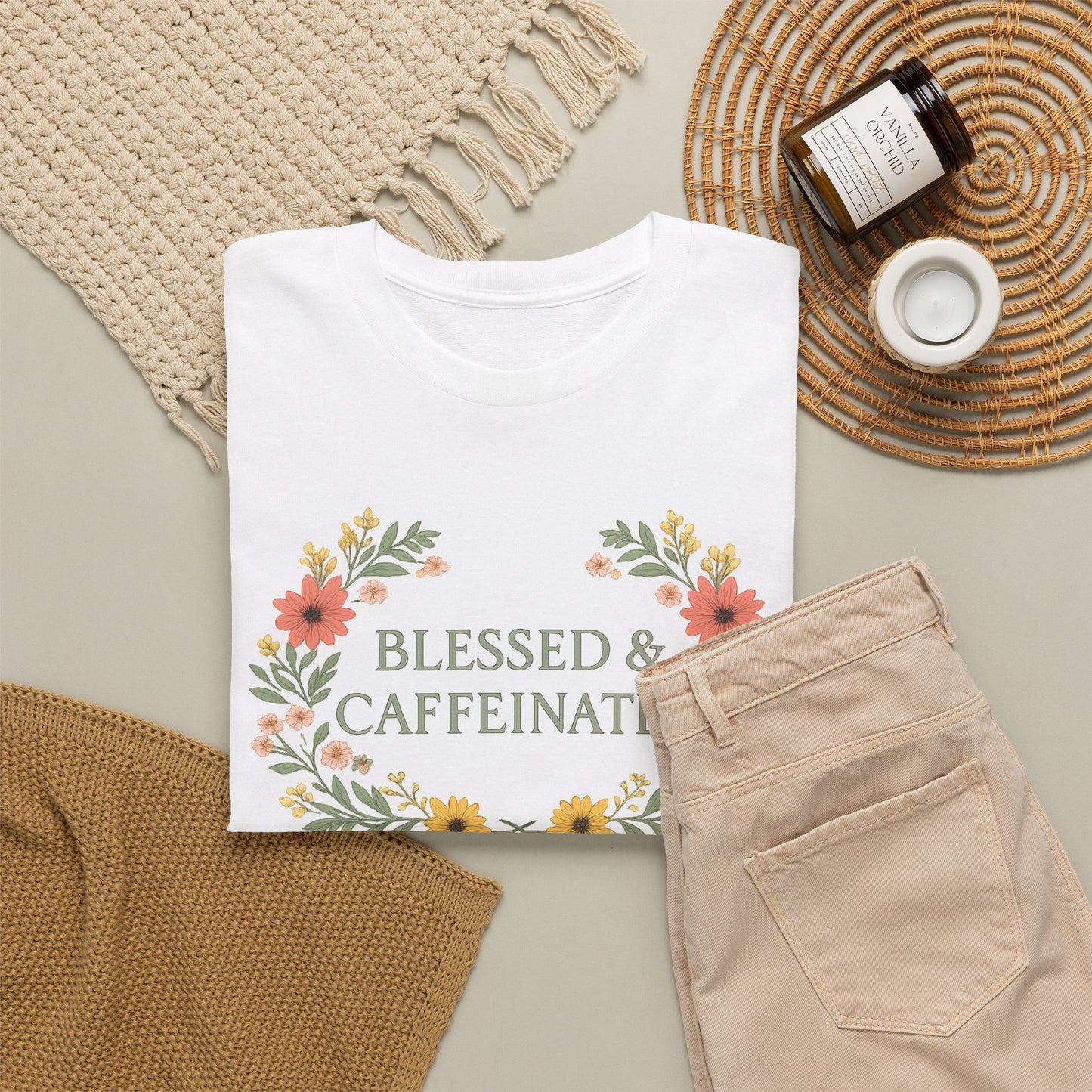 Blessed & Caffeinated Tee