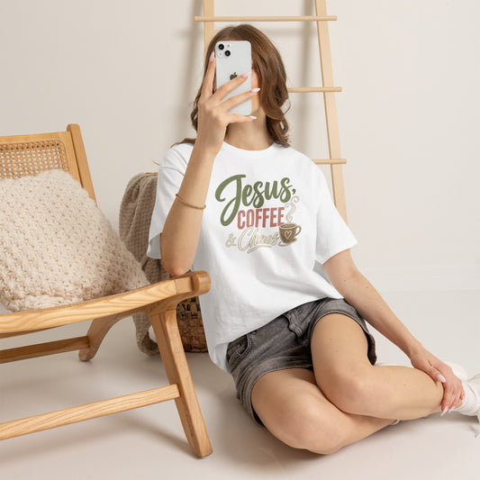 Jesus, Coffee & Chaos Tee