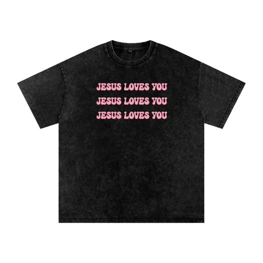 Acid Wash Oversize T-Shirt - 250 GSM