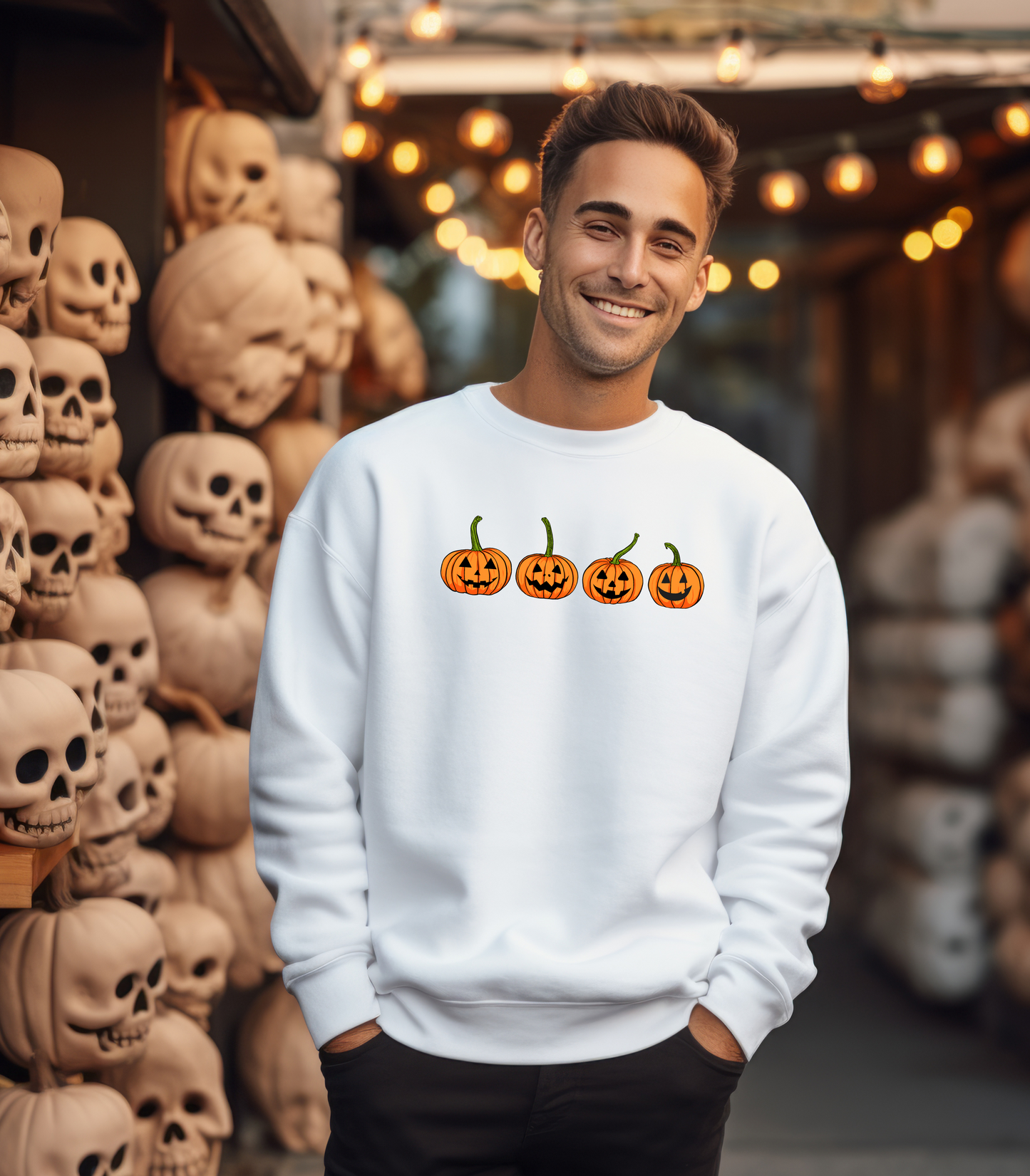 Pumpkin Face Sweatshirt