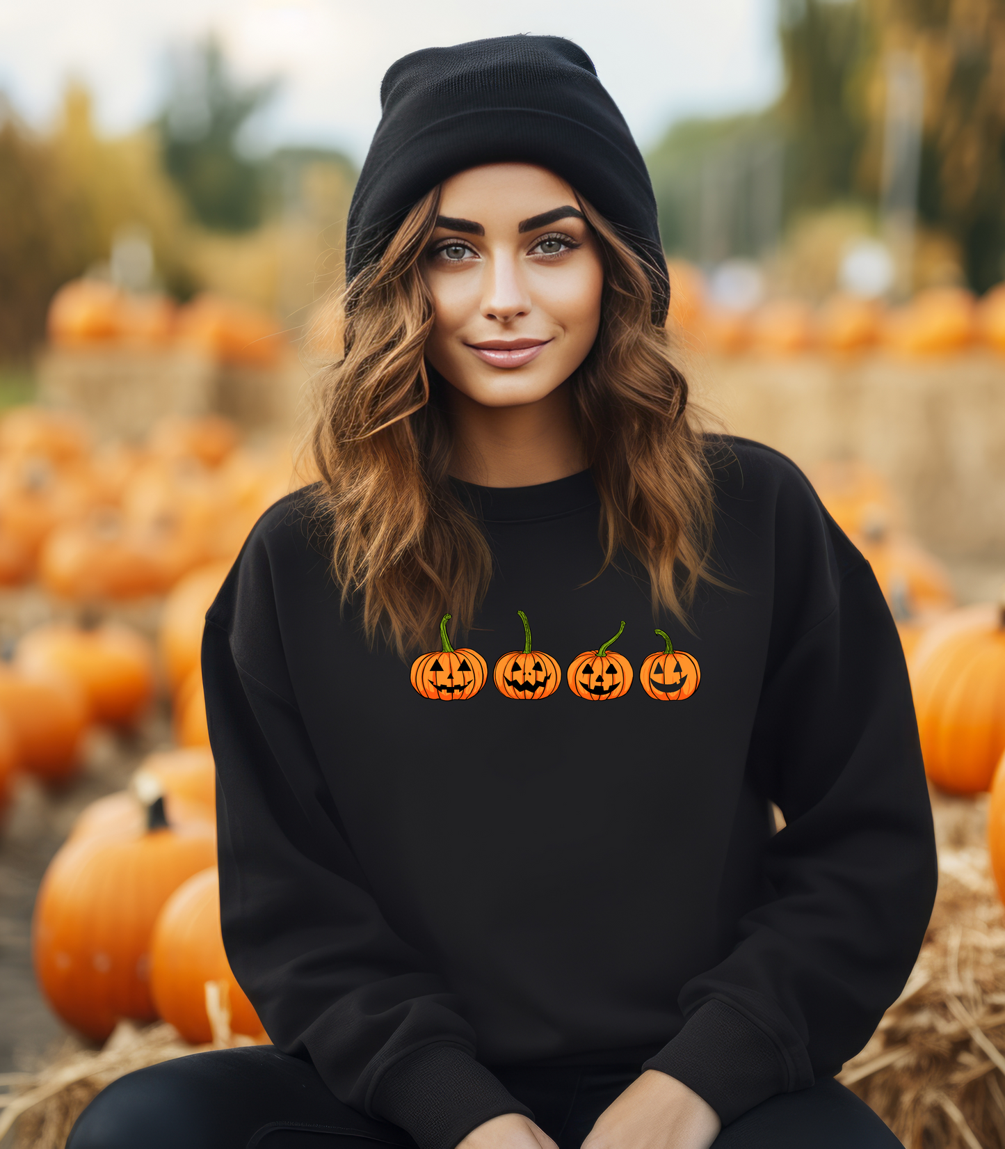 Pumpkin Face Sweatshirt