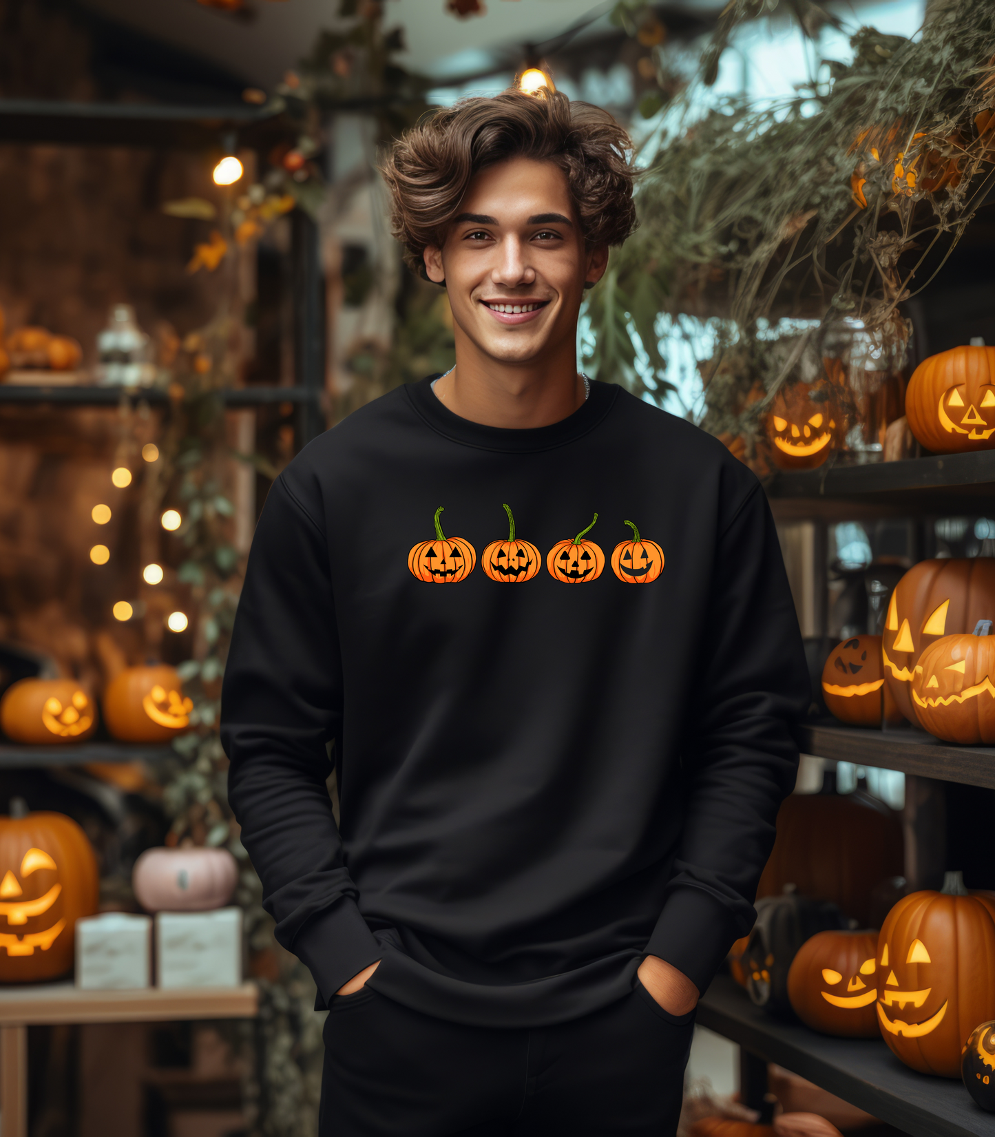 Pumpkin Face Sweatshirt