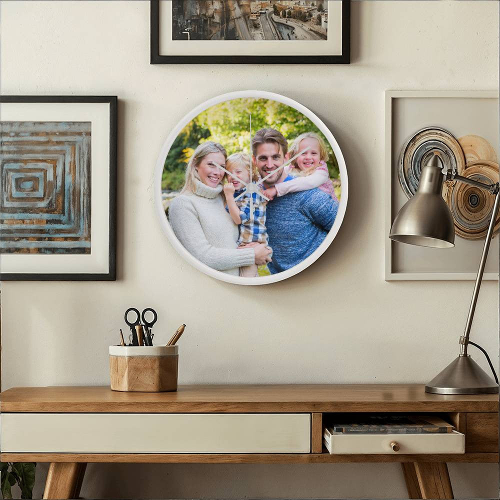 Personalized Wooden Frame 10" Clock