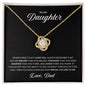 To My Daughter | Love Knot Necklace