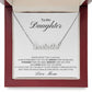 Custom Name Necklace | To My Daughter