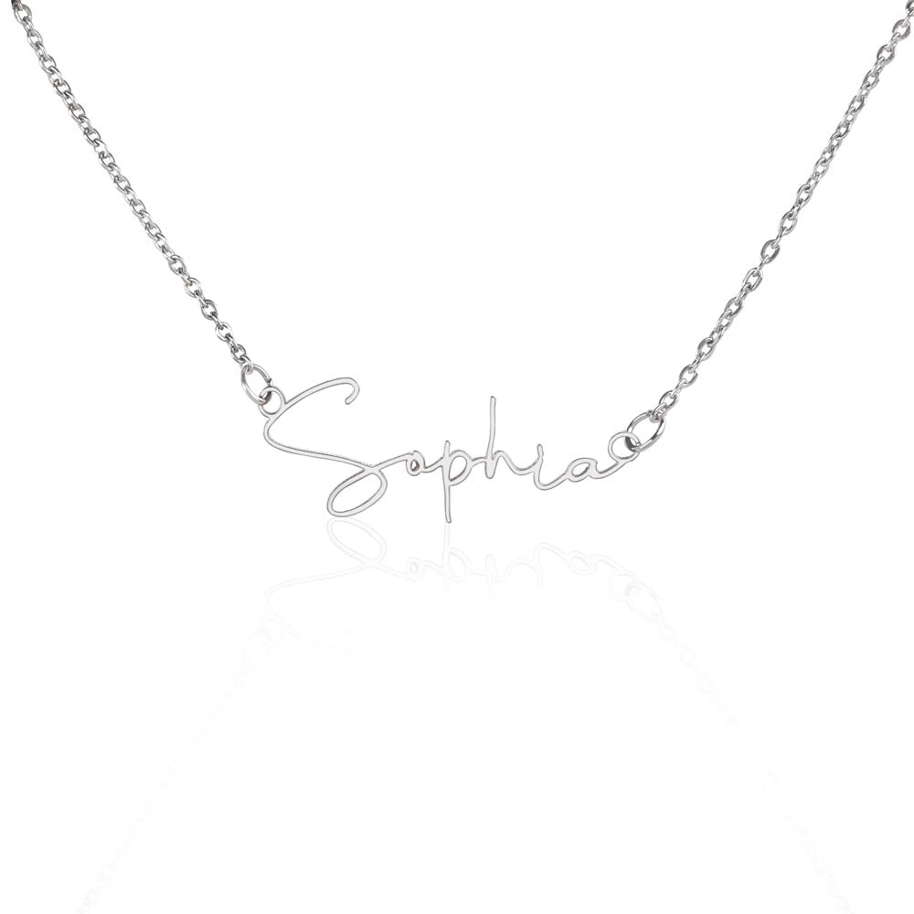 To My Precious Daughter | Name Necklace