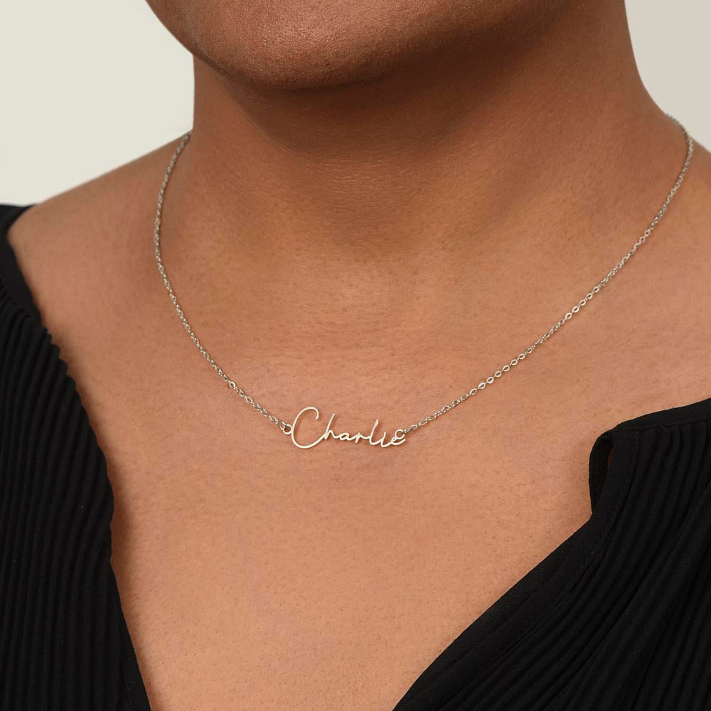 To My Precious Daughter | Name Necklace