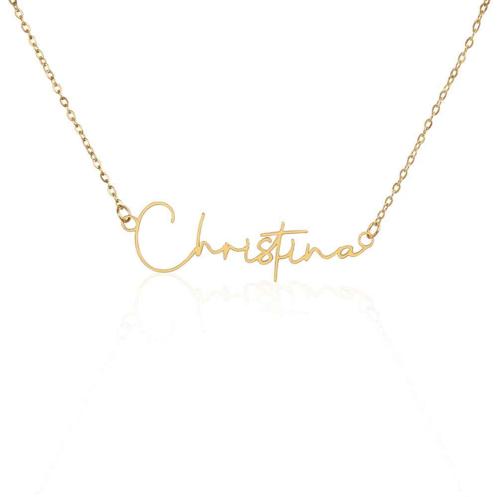 To My Precious Daughter | Name Necklace