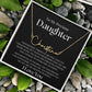 To My Precious Daughter | Name Necklace