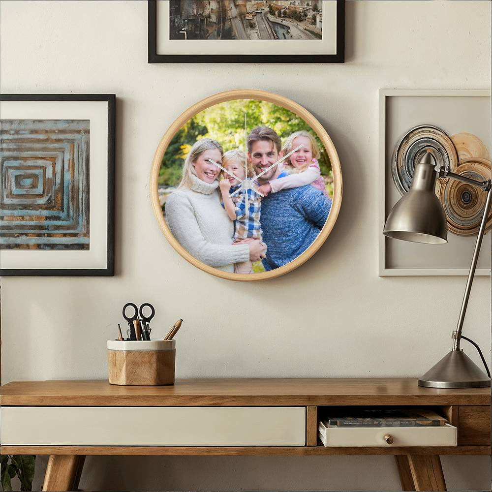 Personalized Wooden Frame 10" Clock