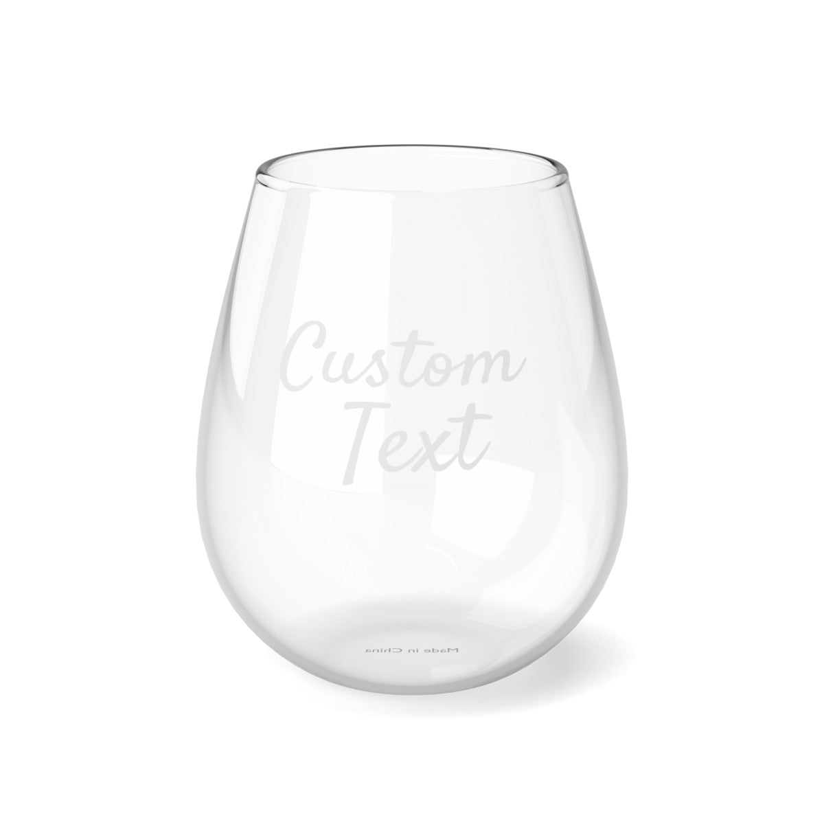 Personalized Wine Glass